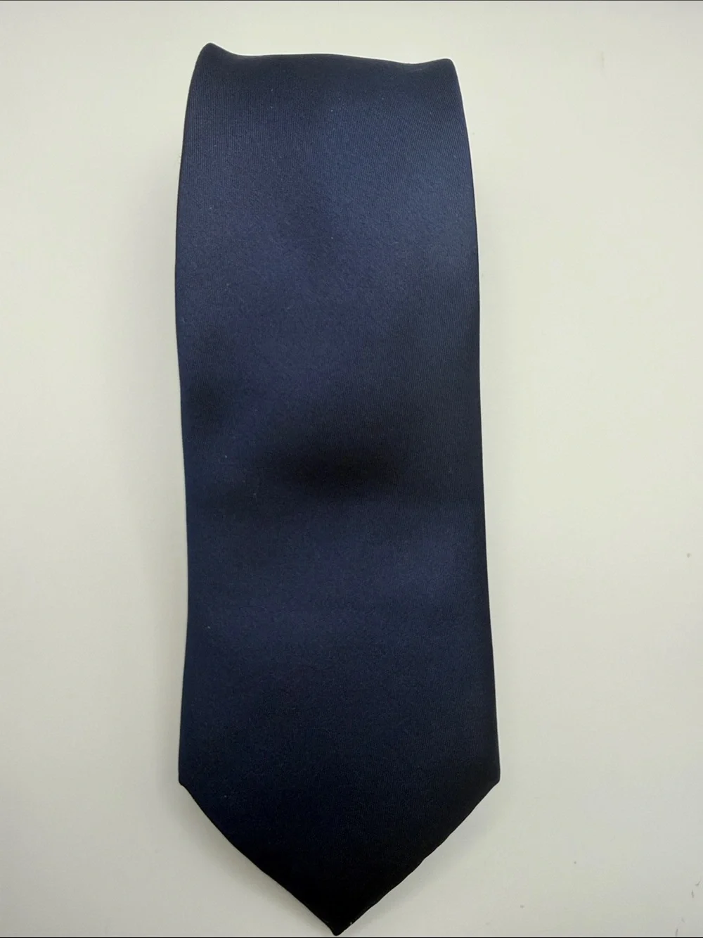 Michael Kors Solid Navy Silk Tie